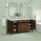 James Martin Vanities 60'' Double Vanity, Mid Century Walnut w/ 3 CM Eternal Marfil Quartz Top 485-V60D-WLT-3EMR - alternate 4